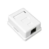 کیستون باکس PKS CAT6 تک پورت روکار سفید