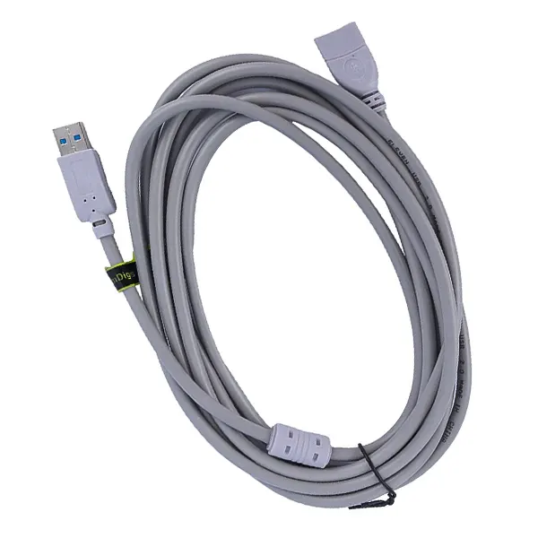 کانکتور نری و مادگی USB کابل افزایش طول ایلون خاکستری