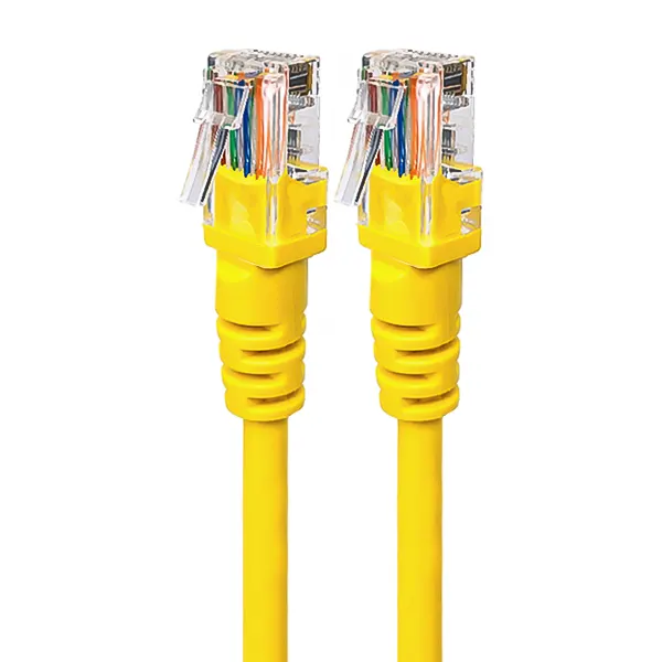کابل شبکه CAT5 طول ۱.۵ متر با سوکت RJ45