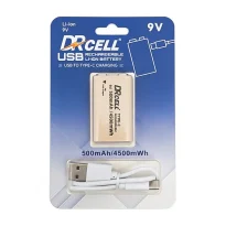 باتری کتابی قابل شارژ DRCELL با درگاه تایپ سی