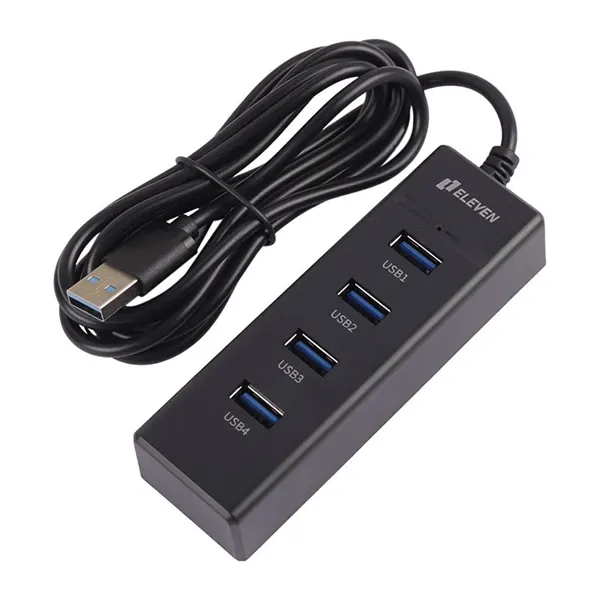 هاب 4 پورت USB 2.0 ایلون مدل H201 با کابل 120 سانتی‌متری