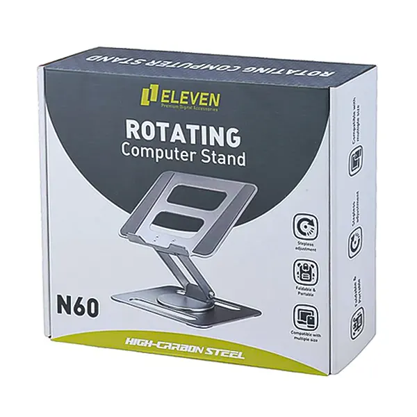 جعبه پایه نگهدارنده لپ‌تاپ ایلون مدل N60 Rotating Computer Stand