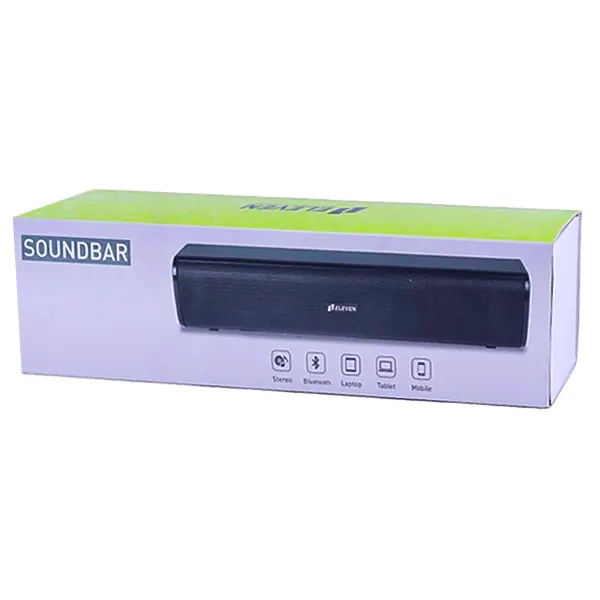 جعبه بسته‌بندی اسپیکر مالتی‌مدیا و بلوتوثی ایلون مدل Eleven SU203BT
