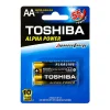 باتری قلمی سوپر آلکالاین TOSHIBA مدل LR6GCH بسته 2 عددی