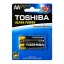باتری قلمی سوپر آلکالاین TOSHIBA مدل LR6GCH بسته 2 عددی