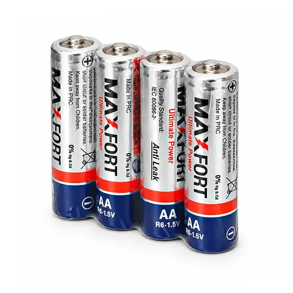باتری قلمی شیرینک MAXFORT مدل R6 بسته 4 عددی