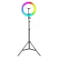 رینگ لایت 10 اینچی پی نت مدل LJJ26-RGB به همراه پایه