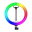 رینگ لایت 10 اینچی پی نت مدل LJJ26-RGB به همراه پایه