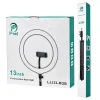 بسته‌بندی رینگ لایت عکاسی RGB مدل LJJ33-RGB برند پی نت