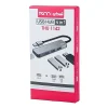 جعبه هاب USB تسکو مدل THU 1142 چهار پورت 4 in 1 با بدنه آلومینیومی