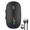 ماوس بی سیم شارژی سایلنت ایلون مدل WM910 با نورپردازی RGB و کابل تایپ سی