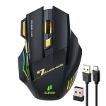ماوس گیمینگ دو حالته بی سیم و بلوتوث ایلون مدل GM7B با کابل شارژ و دانگل USB