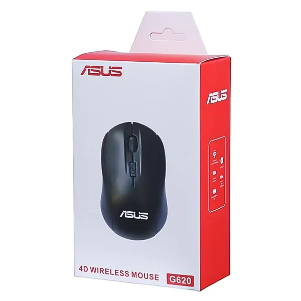 بسته‌بندی جعبه ماوس بی سیم 4D ایسوس مدل G620