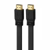 کابل HDMI فلت گلد اسکار 1.5 متری با فیش طلایی
