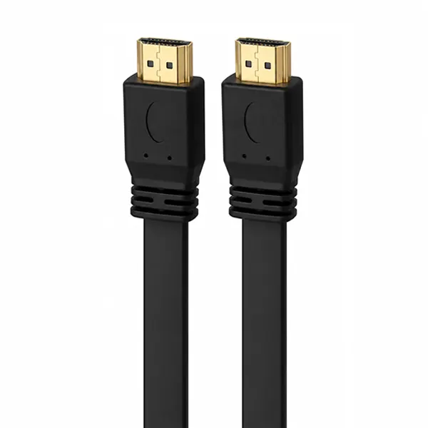 کابل HDMI فلت گلد اسکار 1.5 متری با فیش طلایی