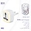 تبدیل برق 3 به 2 چراغ دار TB-369 مدل A02