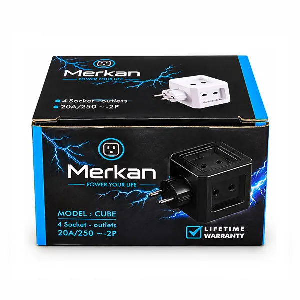 جعبه بسته‌بندی رابط چندراهی برق مکعبی مرکان CUBE شدت جریان 20 آمپر