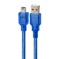 کابل USB به MiniUSB شیلد‌ دار PK طول 3 متر