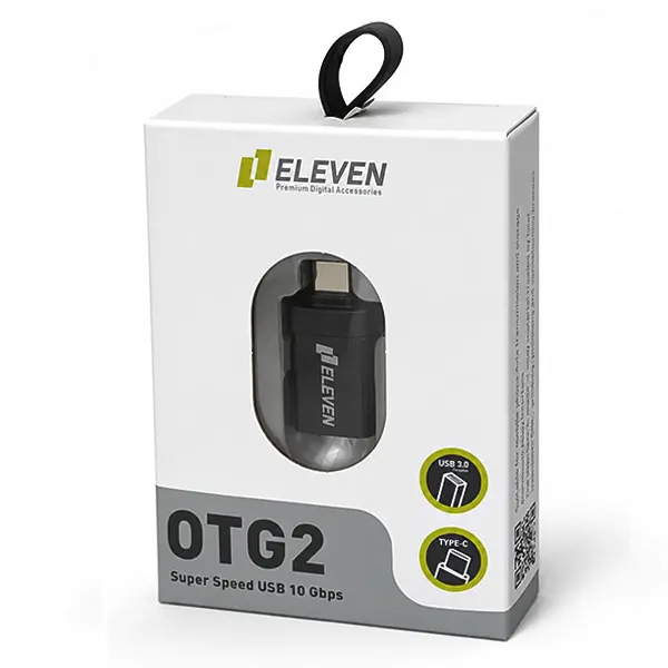 بسته بندی جعبه ای مبدل Type-C به USB3 ایلون OTG2 سرعت 10Gbps