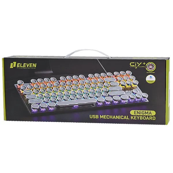 جعبه بسته بندی کیبورد مکانیکی مخصوص بازی ایلون مدل Eleven ENIGMA