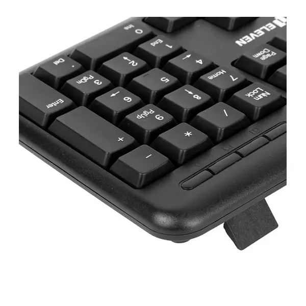 نمای کامل کلیدهای نرم و رابط USB کیبورد کامپیوتر ایلون K500