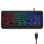 کیبورد گیمینگ سایلنت پی نت مدل KB-1400 با نورپردازی RGB