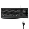 کیبورد سیم دار مشکی JEDEL مدل K26 با کابل اتصال USB