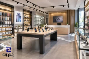 Mobile phone accessory shop decor