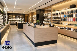 Mobile phone accessory shop decor