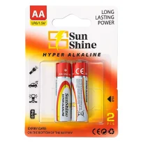 باتری قلمی هایپر آلکالاین SunShine مدل LR6 بسته 2 عددی