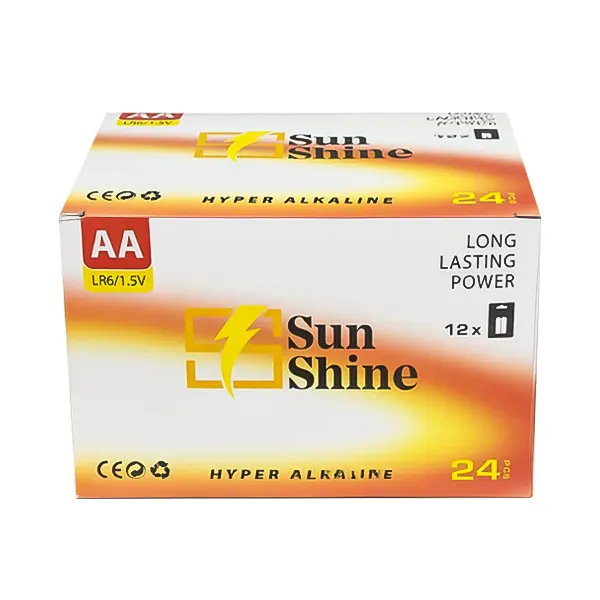 باکس عمده ۲۴ عددی باتری قلمی سان شاین SunShine سایز AA مدل LR6