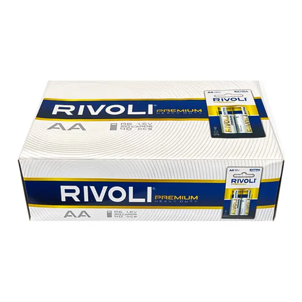 جعبه ی باتری قلمی RIVOLI مدل R6 بسته 2 عددی