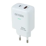 شارژر دیواری 35W (PD و QC3.0) اکسیژن مدل CH-4
