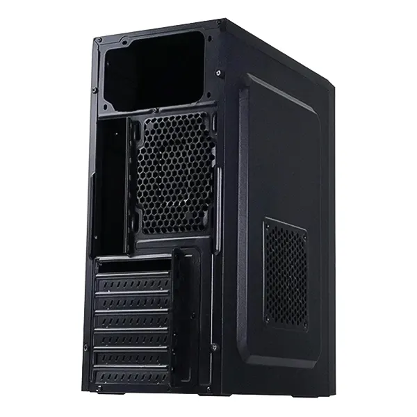 نمای پنل پشتی کیس تسکو TC 4486 FA با جایگاه منبع تغذیه، اسلات‌های توسعه PCI و خروجی فن