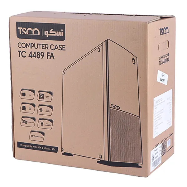 جعبه ی کیس کامپیوتر تسکو مدل TC 4489 FA