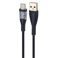 کابل MicroUSB اکسیژن مدل LX-24 طول 1 متر با نمایشگر جریان