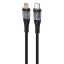 کابل تایپ سی به لایتنینگ شفاف 30W اکسیژن مدل LX-24 طول 1 متر