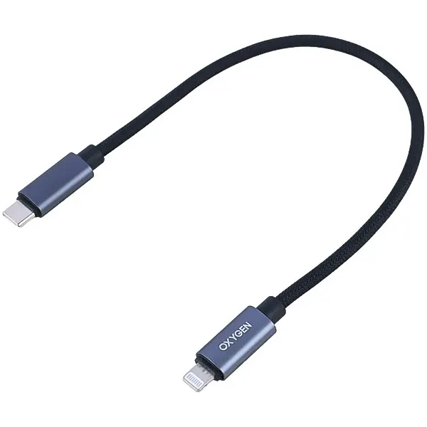کابل Type-C به لایتنینگ پاور بانکی اکسیژن مدل LX-37 طول 30cm