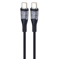 کابل دوسر تایپ سی 66W اکسیژن مدل LX-24 طول 1 متر با نمایشگر جریان