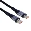 کابل دوسر تایپ سی 66W اکسیژن مدل LX-24 طول 1 متر با نمایشگر جریان