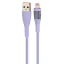کابل USB به لایتنینگ شفاف 3A اکسیژن مدل LX-24 طول 1 متر