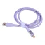 کابل USB به لایتنینگ شفاف 3A اکسیژن مدل LX-24 طول 1 متر