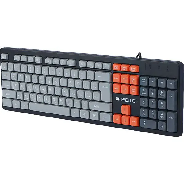 نمای کلی کیبورد با سیم ایکس پی پروداکت XP-7400U