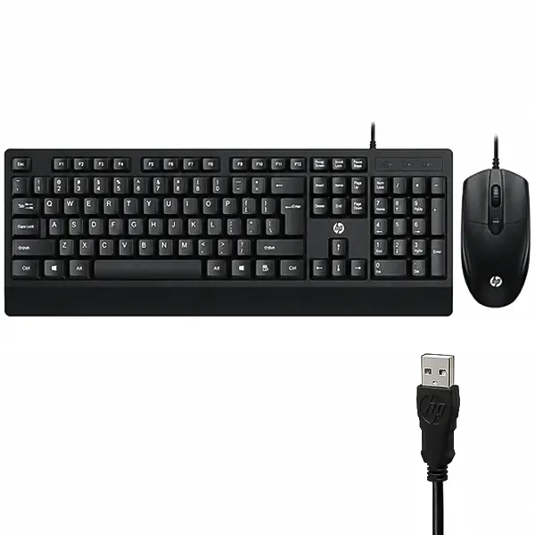 ست کیبورد و ماوس سیمی اچ پی مدل Z4M39PA PLUS با رابط USB