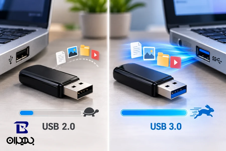 تفاوت فلش USB 2.0 و USB 3.0 چیست؟
