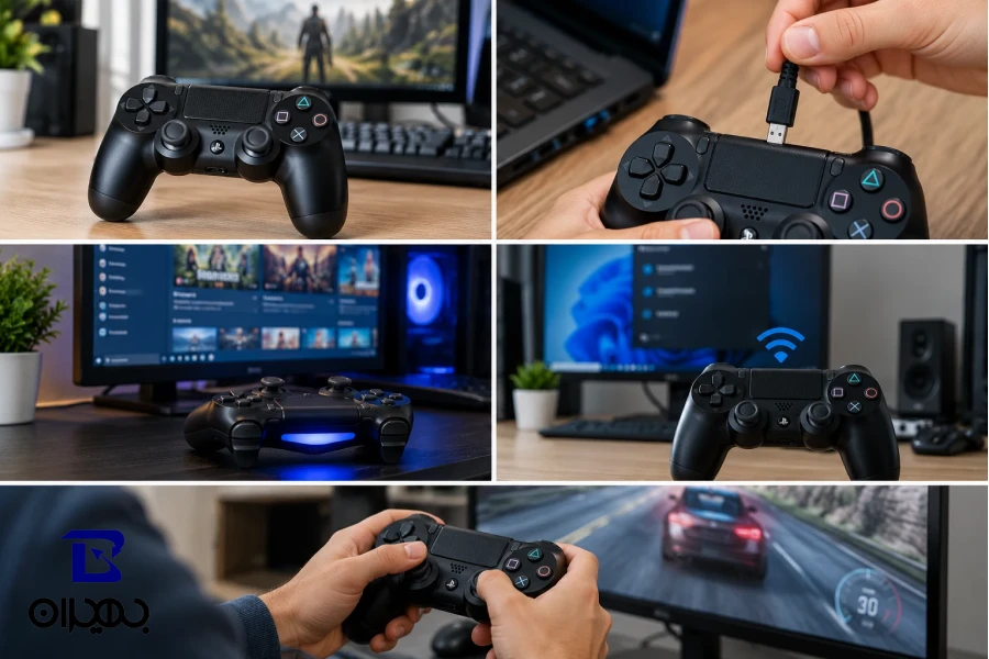 Connecting a PS4 controller to a PC